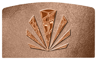 DACRO-602-CP-SH-BZ Copper Sunburst Shimmer Bronze